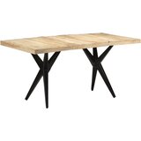  Blagovaonski stol 160 x 80 x 76 cm od grubog drva manga | shoptok.hr