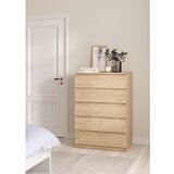 Tvilum Komoda v hrastovem dekorju v naravni barvi 77x111x50 cm Naia – | Shoptok.si