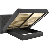 Modern Living Oblazinjena Postelja Pedro, Črna, 160x200 | Shoptok.si