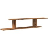  Zidna TV polica boja staro drvo 125x18x23 cm konstruirano drvo | Eponuda.com