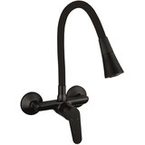 Inter Ceramic zidna slavina za sudoper Linni mjed mat crna | shoptok.hr