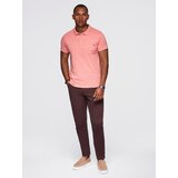 Ombre Men's polo t-shirt with decorative buttons | shoptok.hr