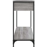  Konzolni stol siva boja hrasta 100x34 5x75 cm konstruirano drvo | shoptok.hr