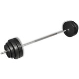 vidaXL Palica za uteži z utežnimi ploščami 60 kg Cene