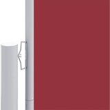 Uvlačiva bočna tenda crvena 180 x 1000 cm | shoptok.hr