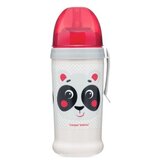 Canpol babies solja sa slamcicom 9m+ hello little - 400ml panda beige ( 56/510_bei )