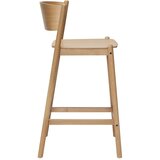 Hübsch Barska stolica u dekoru hrasta u prirodnoj boji (visine sjedala 75 cm) Oblique – | shoptok.hr