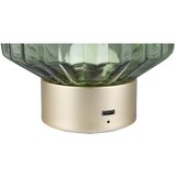Tri O Zelena/zlata LED zatemnitvena namizna svetilka s steklenim senčnikom (višina 19,5 cm) Lord – | Shoptok.si