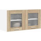 vidaXL viseći ormarić zidne riga sonoma hrast i bijela 80 x 31 x 40 cm | shoptok.hr