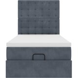  Okvir kreveta s madracima tamnosivi 80x200cm baršunasti | shoptok.hr