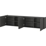 Germania Antracitno siva TV komoda 183x45 cm Piana – | shoptok.hr