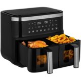 Tesla AirCook DualZone Q450 XXL multifunkcijski dvojni digitalni cvrtnik na vroč zrak, (21873283) Cene