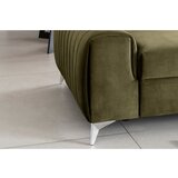 ELTAP Kaki zelena baršunasti sklopiva sofa 261 cm Laurence – | shoptok.hr