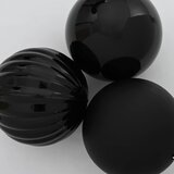  Set Božićnih Kuglica XL 9 pcs Crna Plastika | shoptok.hr