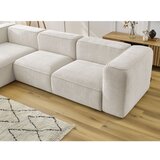 Bobochic Paris Bela kotna sedežna garnitura iz tkanine bouclé (levi kot) Zephyr – | Shoptok.si