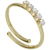 Vittoria Ženski victoria cruz eunoia crystal gold prsten sa swarovski kristalima ( a4362-07da ) Cene