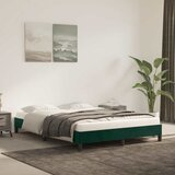  Okvir za krevet bez madraca tamnozeleni 140x190 cm baršunasti | shoptok.hr
