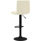 vidaXL Barski stolček krem žamet, (20968135) | Shoptok.si