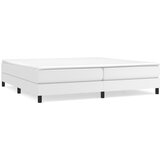  Okvir za krevet s oprugom bijela 200x200 cm od umjetne kože | shoptok.hr