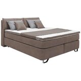 Mömax Postelja Boxspring Tabea, Svetlo Rjava, 180x200 | Shoptok.si