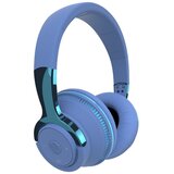 INF Barvne over-ear Bluetooth slušalke 40mm, RGB luč, 24h predvajanja Blue, (5000296261) | Shoptok.si
