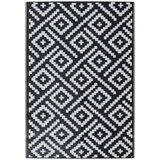 Maison Chic Zunanja Preproga, Rug bela in črna 140x200 cm PP, (22122375) | Shoptok.si