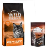 Wild Freedom suha mačja hrana 6,5 kg + Filet Snacks piščanec 100 g gratis! - Adult "Wide Country" perutnina - brez žit + Filet Snacks piščanec