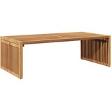  Vrtni bočni stol Smeđa 110 x 55 x 35,5 cm Čvrsto teak drvo | Eponuda.com