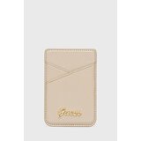 Guess gUWMSSASLGO ovitek za kartice MagSafe za iPhone 14, iPhone 13 - bež Cene