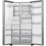 Hisense RS818N4TIC Side by Side z vodnim hladilnik in ledenim dozirnikom, jeklo, nerjavece rezervoar za vodo 20011698 | Shoptok.si