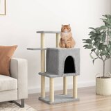  Penjalica za mačke sa stupovima za grebanje svjetlosiva 97 cm | Eponuda.com