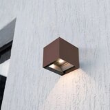  LED Sol zidno svetilo sa senzorom LED/9W/3,7V 3000/4000/5000K IP65 2600 mAh braon | Eponuda.com