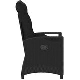  Vrtni Stol 2 pcs Črna 56 x 64 x 94 cm Jeklo in poliestren, (5000285750) Slike