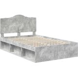 Konstrukcija postelje Beton 120 x 200 cm Masivno borovo les, (5000102141) Slike