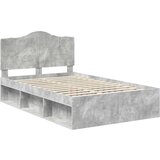  Okvir za krevet Beton 120 x 200 cm Čvrsto borovo drvo | shoptok.hr
