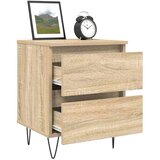  Nočna omarica sonoma hrast 40x35x50 cm inženirski les, (20808938) | Shoptok.si