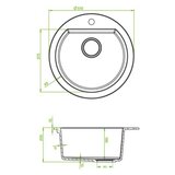 LAVEO dafne krug - bež - fi 510/190mm | ePonuda.com