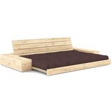 Karup Design Temno rjava raztegljiva sedežna garnitura 244 cm Base – | Shoptok.si