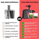 Klausberg KB-7867 hladno stiskanje/ cold press 150 W &amp;ndash; 700 ml, črno-rose gold Slike