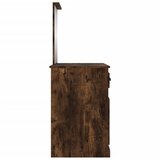  Toaletni stolić s ogledalom boja hrasta 90x50x132,5cm drveni | shoptok.hr