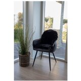 House Nordic Črno sintetično krzno 50x85 cm – | Shoptok.si