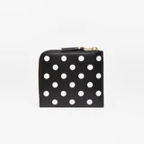 Comme des Garçons Wallets Comme des Garçons Polka Dots Printed Black