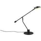  Mat črna LED namizna svetilka z upogljivo konstrukcijo (višina 64 cm) Manduro – | Shoptok.si