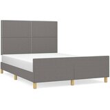  Okvir kreveta bez madraca tamnosivi 140 x 200 cm od tkanine | shoptok.hr