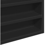  Vitrina crna 100x8,5x58 cm konstruirano drvo | shoptok.hr