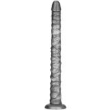 King Size - ekstra velik vibrator - 40,5 cm (siva)