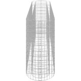  Gabionska povišena gredica od pocinčanog željeza 260x50x100 cm | shoptok.hr