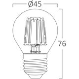 Braytron BRY-ADVANCE-4W-E27-G45-CLR-3000K LED sijalica 3000K CLR E27 4W G45 | Eponuda.com