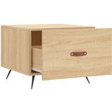  Stolić za kavu boja hrasta 50 x 50 x 40 cm konstruirano drvo | shoptok.hr