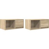 TV ormarići 2kom boja hrasta 60x31x25,5 cm konstruiranog drva | shoptok.hr